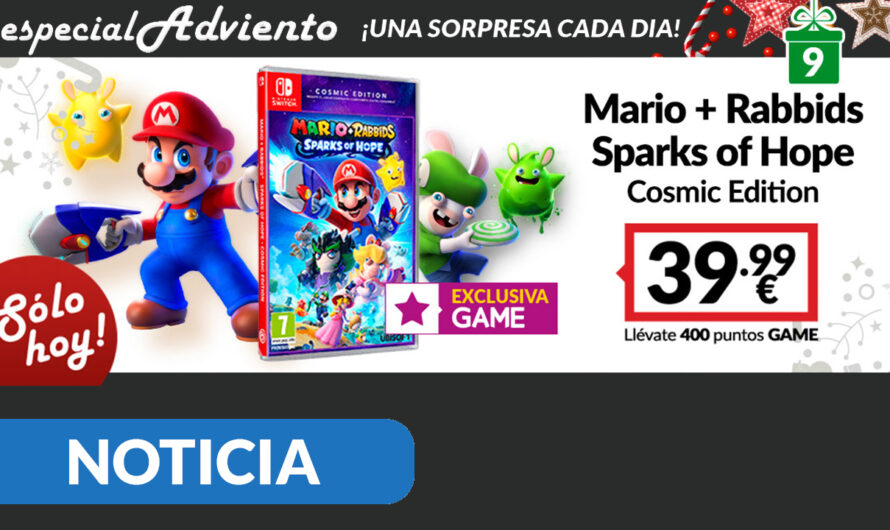 Mario + Rabbids: Sparks of Hope en oferta a 39,99€ solo hoy en GAME