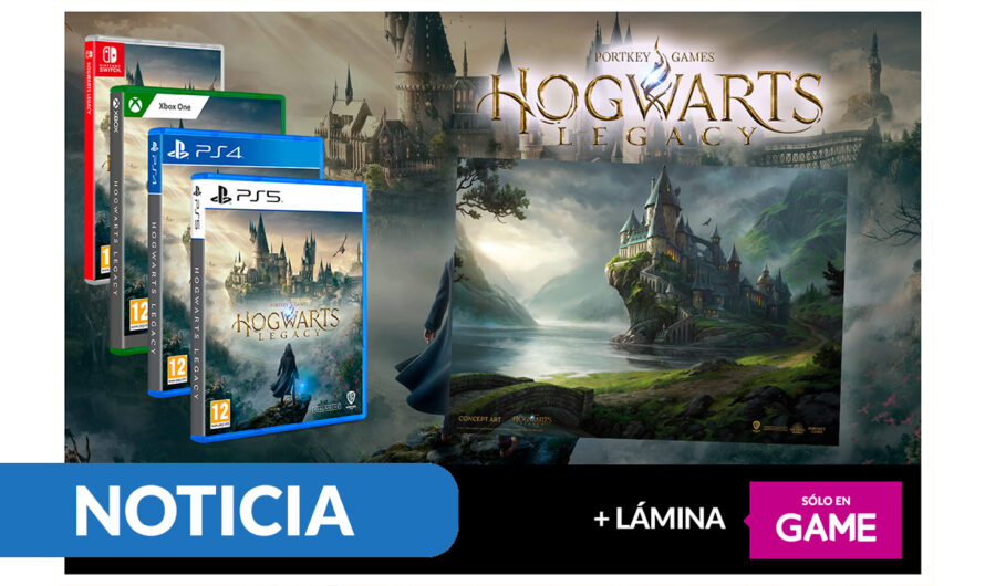 Reserva Hogwarts Legacy en GAME para hacerte con una lámina exclusiva