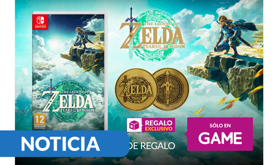 Reserva The Legend of Zelda: Tears of the Kingdom en GAME y llévate una moneda conmemorativa