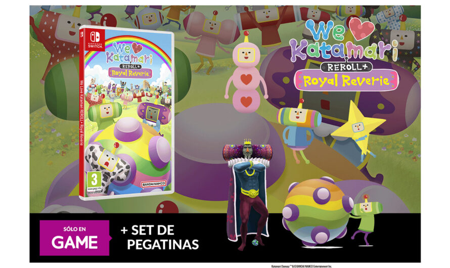 Reserva We Love Katamari Reroll + Royal Reverie en GAME y llévate un set de pegatinas