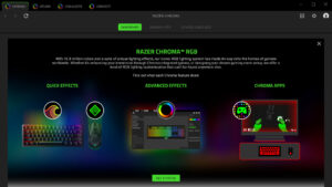 Razer Chroma App Dashboard