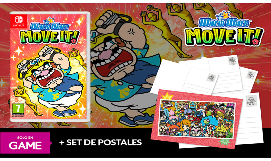 Reserva Wario Ware Move It! en GAME y llévate 4 postales exclusivas de regalo