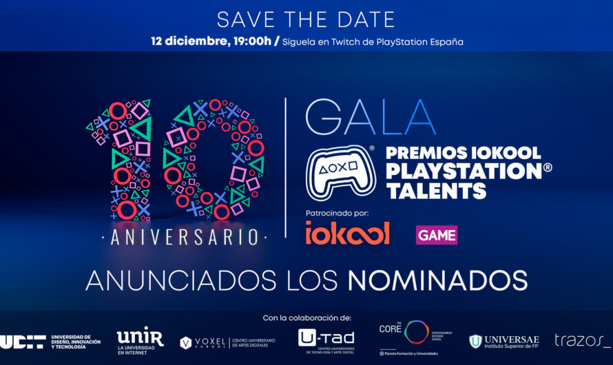 Conoce los nominados de la décima edición de los Premios iokool PlayStation Talents