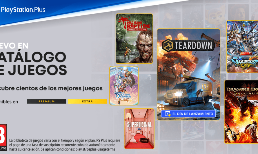 Novedades del catálogo PlayStation Plus de noviembre 2023