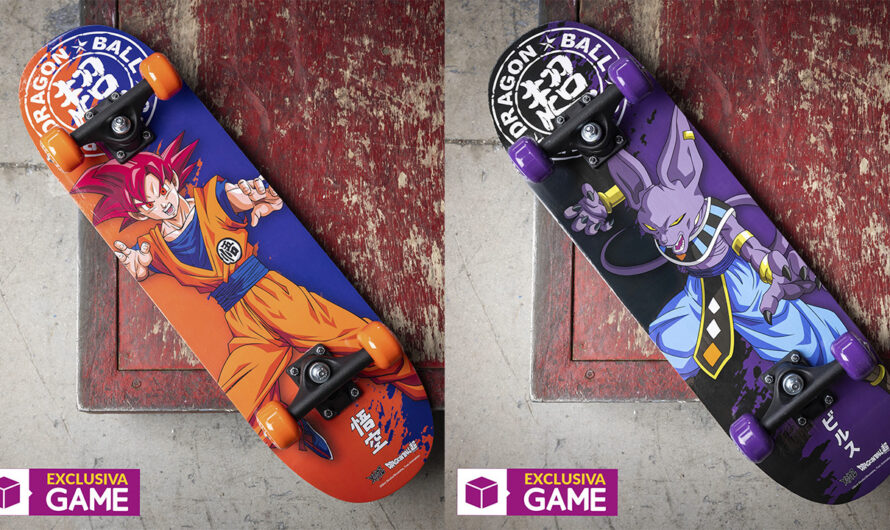 Descubre las tablas de skate de Dragon Ball exclusivas de GAME