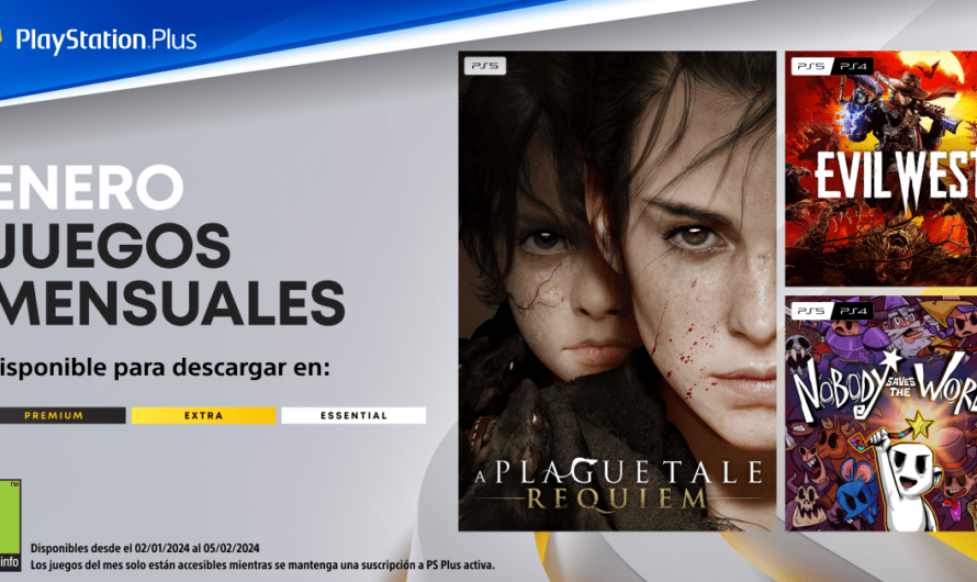 Juegos de PlayStation Plus – Enero 2024