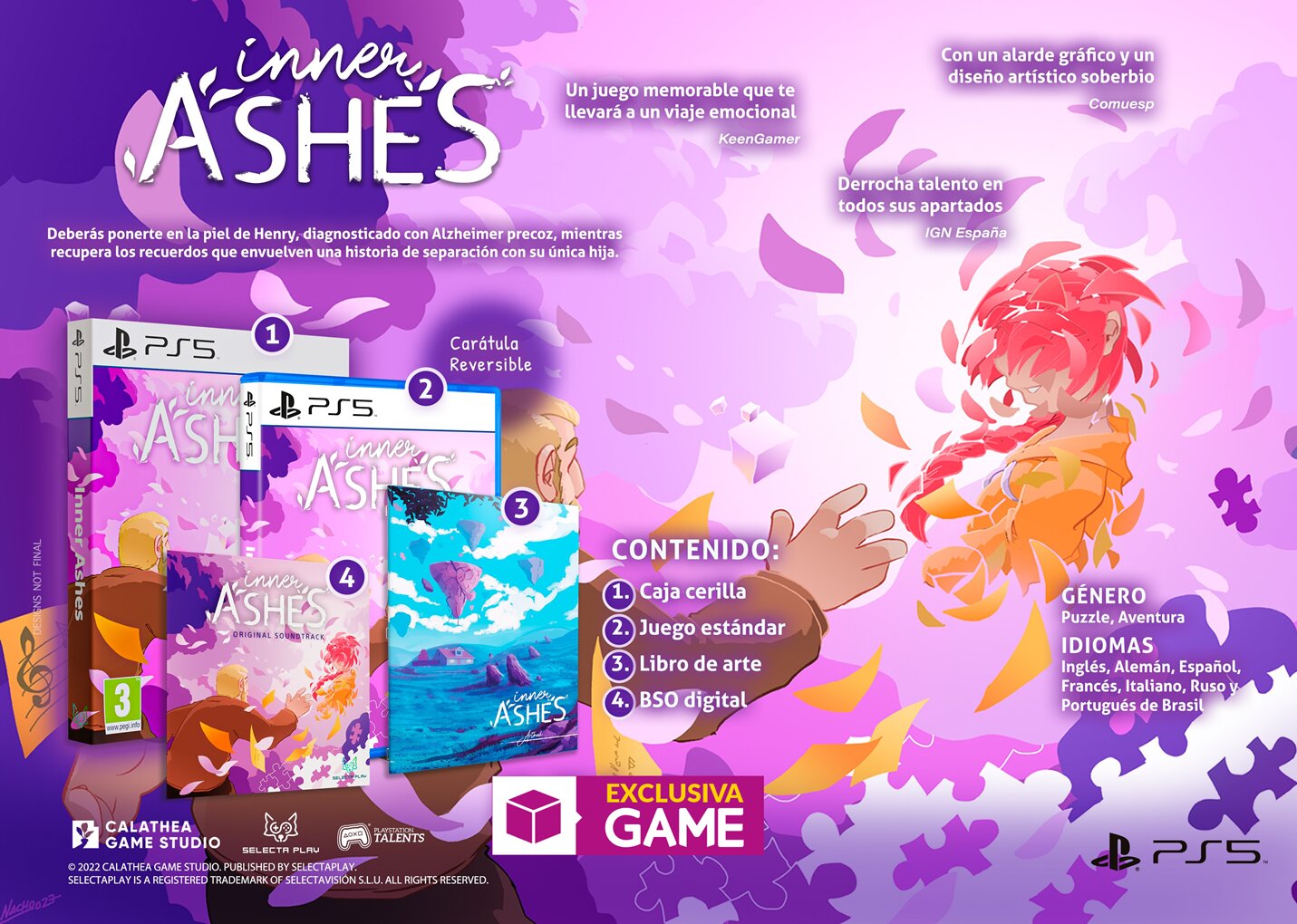 INNER ASHES Edición en formato físico exclusiva GAME - Imagen 1