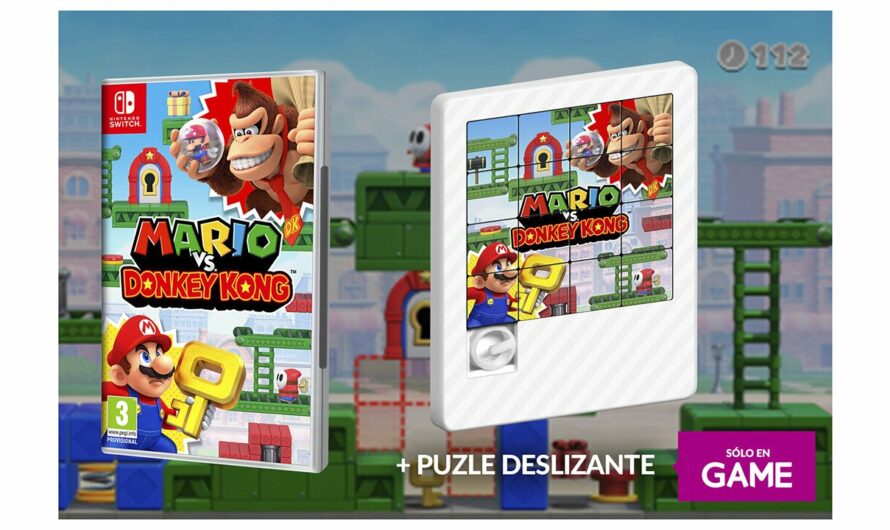 Reserva Mario Vs. Donkey Kong en GAME y consigue un exclusivo puzle deslizante