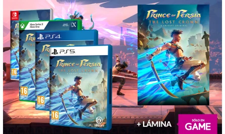 PRINCE OF PERSIA THE LOST CROWN con LÁMINA Exclusiva GAME de regalo - Imagen 1