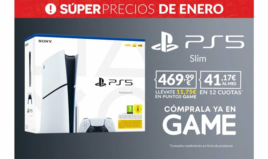 GAME rebaja temporalmente la PS5 Slim a 469,99 €