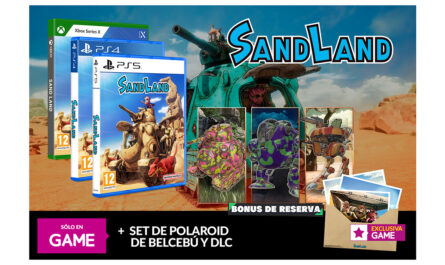 SAND LAND con SET DE POLAROID DE BELCEBÚ Exclusivo GAME y DLC como regalos - Imagen 1