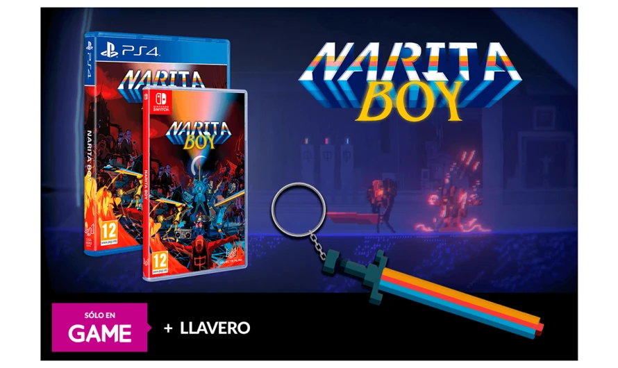 Consigue tu Techno-Sword al reservar Narita boy en GAME