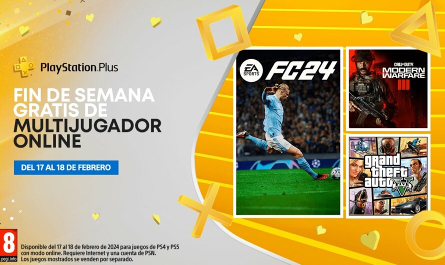 Este fin de semana, 17 y 18 febrero, multijugador gratuito en PlayStation