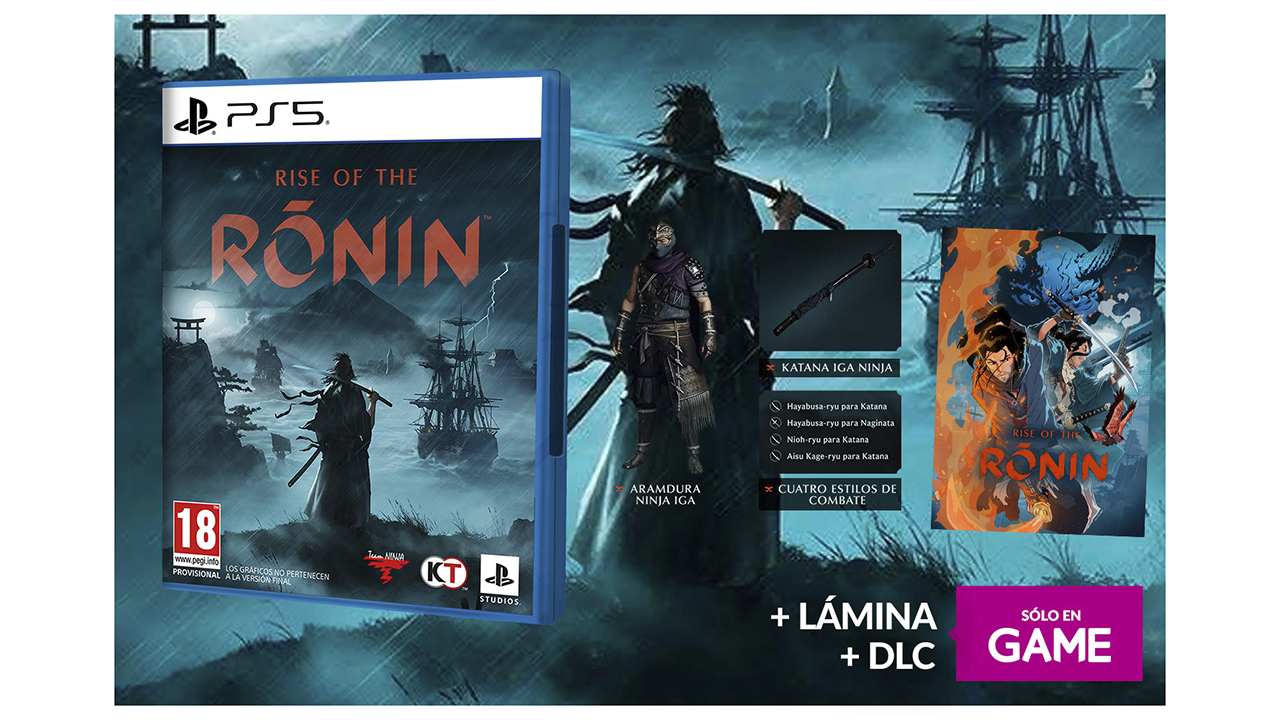 RISE OF THE RONIN con LÁMINA y DLC exclusivos GAME de regalo - Imagen 1