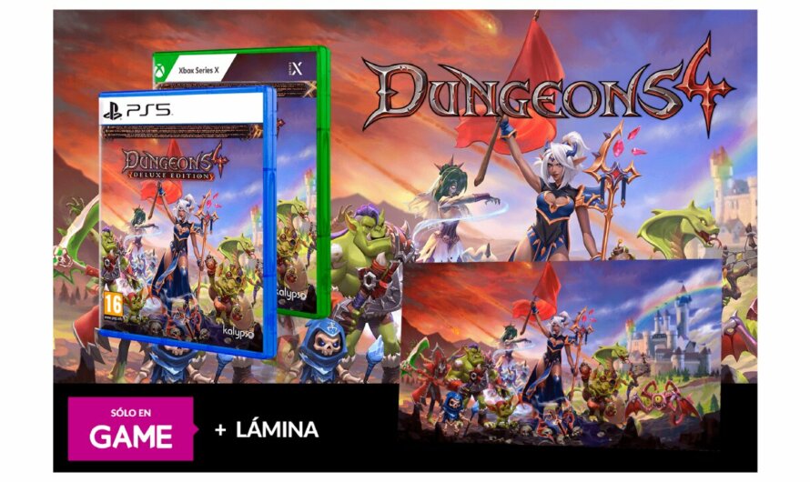 Reserva Dungeons 4 en GAME y consigue una lámina a todo color