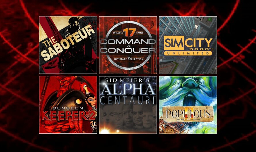 EA lanza un montón de sus juegos clásicos en Steam