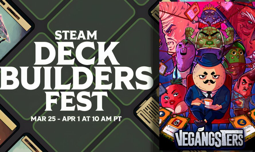 Vegangsters lanza su primera demo publica en el Deckbuilders Fest de Steam