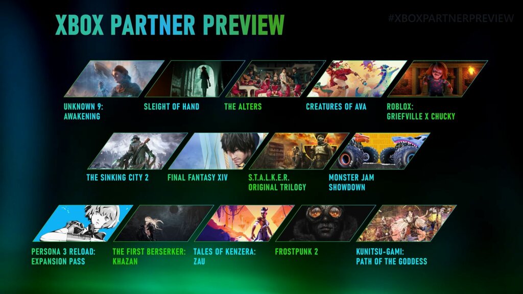 Xbox Partner Preview