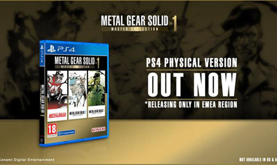 METAL GEAR SOLID: MASTER COLLECTION Vol.1 ya está en físico para PS4