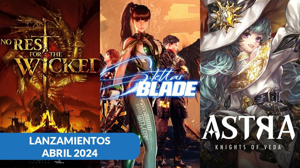 Lanzamientos de videojuegos en abril de 2024 GamingLog