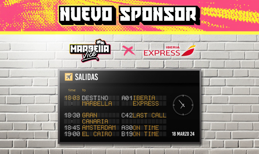 La serie de roleplay Marbella Vice 2 incorpora nuevo sponsor: Iberia Express