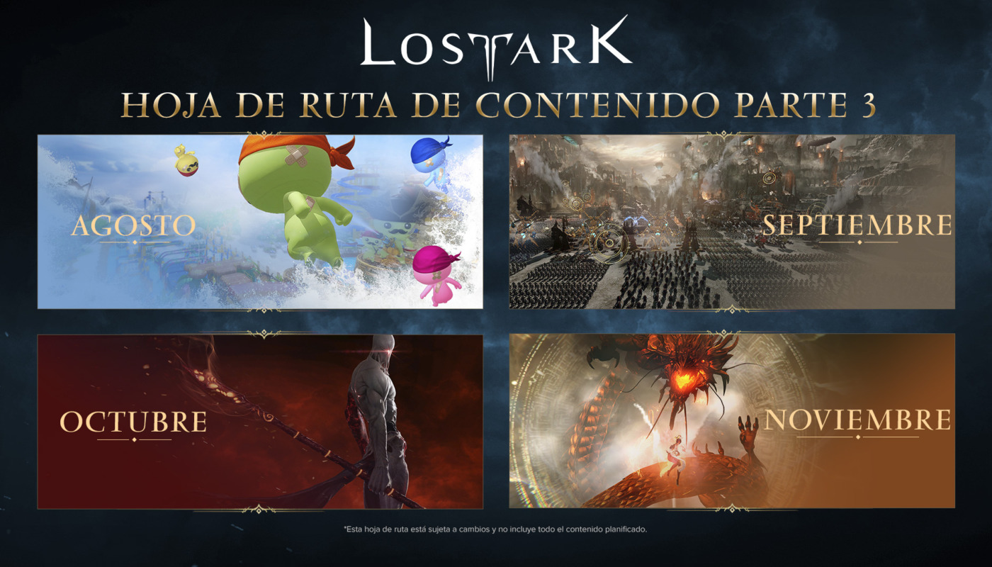 Lost Ark hoja de ruta