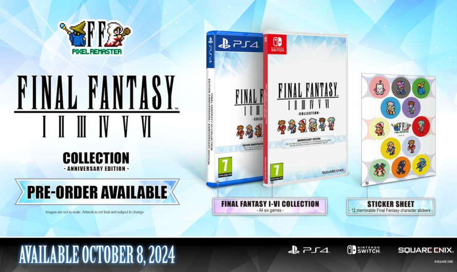 FINAL FANTASY Pixel Remaster presenta su edición física «Anniversary Edition»