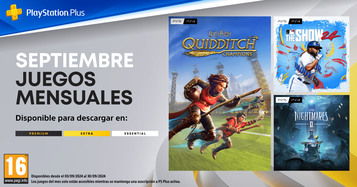 PlayStation Plus Septiembre