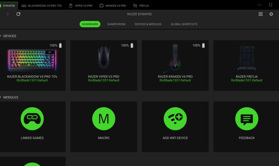 Razer lanza oficialmente Razer Synapse 4, su software para configurar los dispositivos