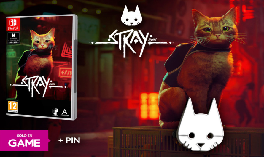 Reserva STRAY para Switch en GAME y llévate un pin exclusivo de regalo