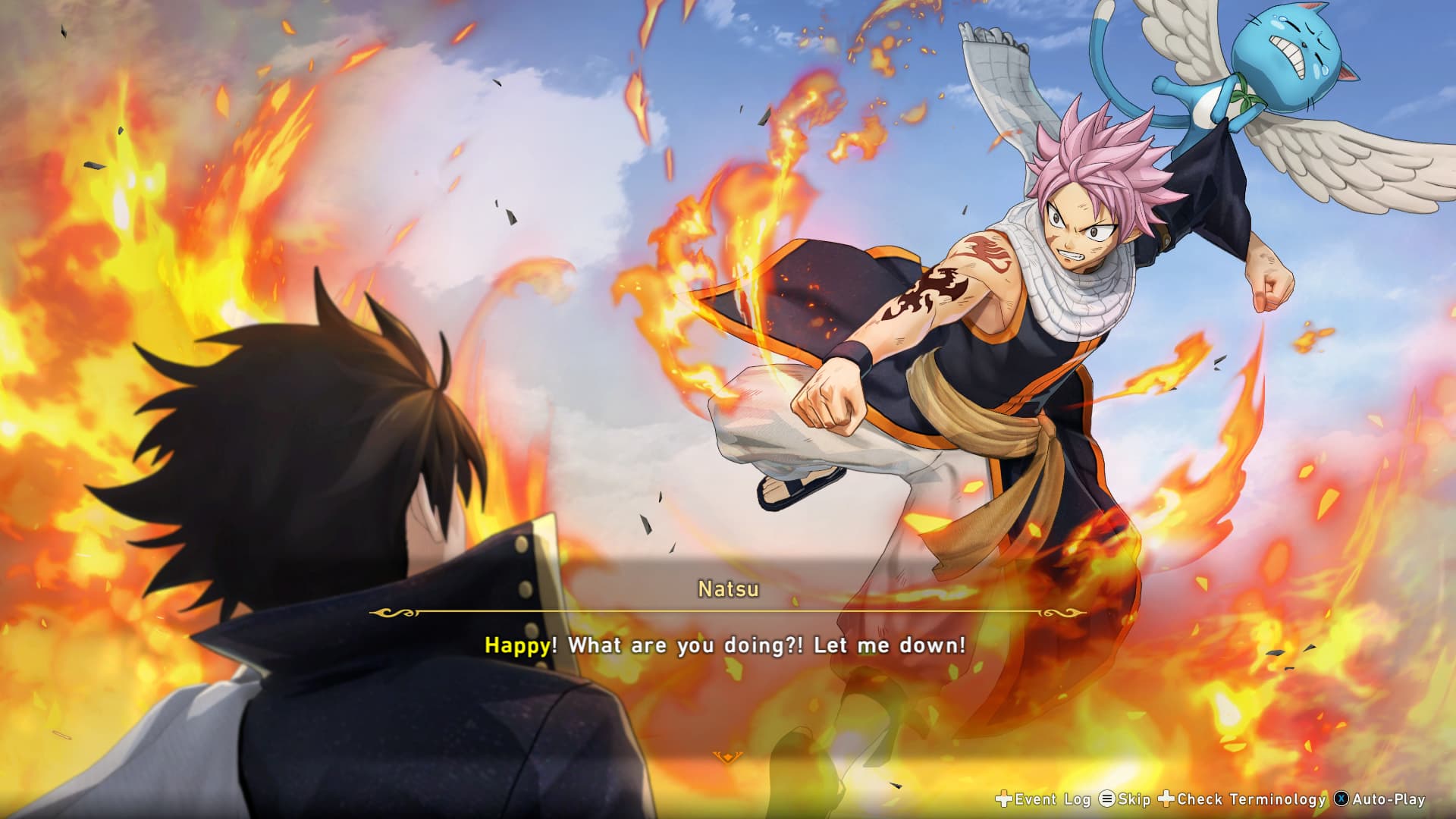 Fairy Tail 2 Natsu y Happy vs Zeref