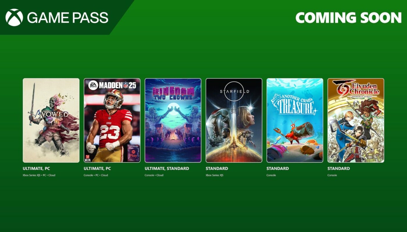 Xbox Game Pass febrero