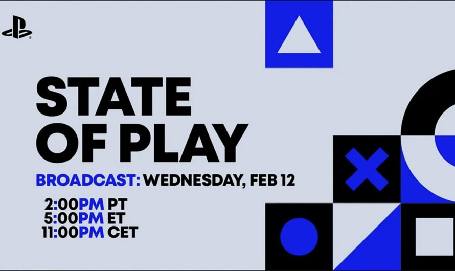 ¡Sorpresa! Anunciado un State of Play para el 12 de febrero