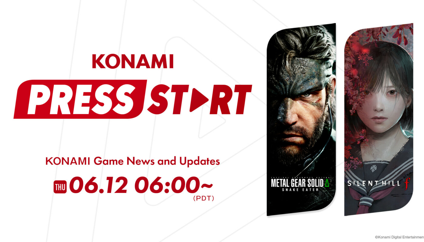 KONAMI PRESS START livestream