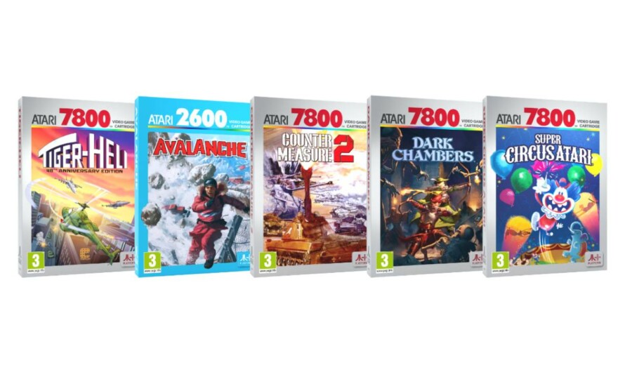 Tiger-Heli aterriza en Atari: PLAION REPLAI y Atari lanzan una nueva línea de cartuchos retro