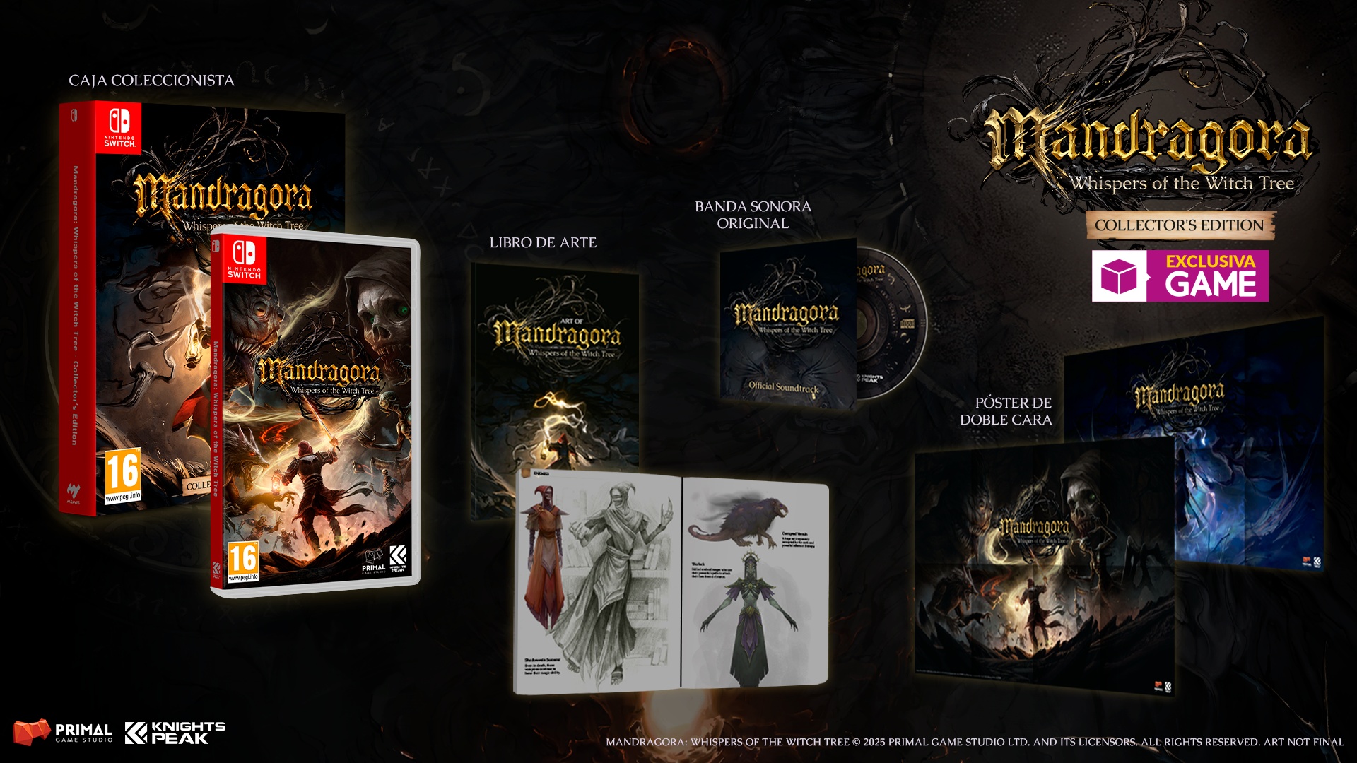 Mandragora Whispers of the Witch Tree edicion Coleccionista NSW