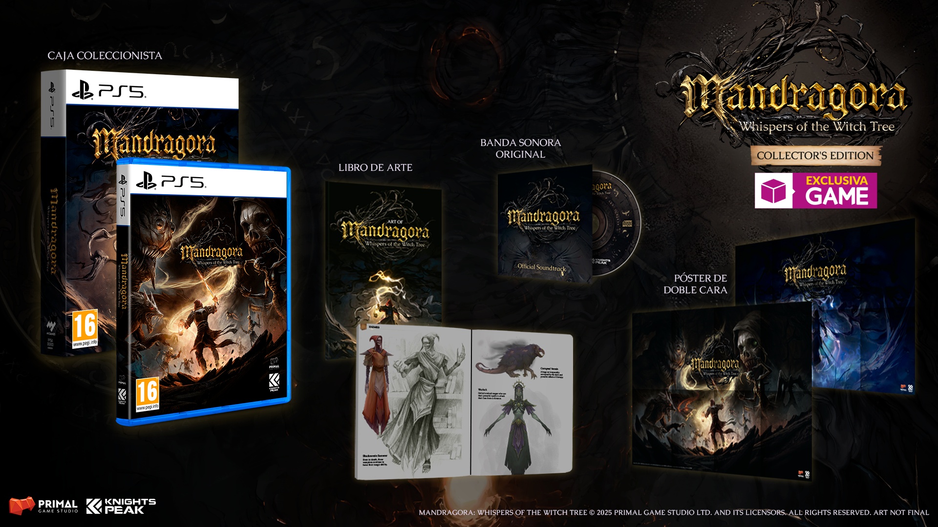 Mandragora Whispers of the Witch Tree edicion Coleccionista PS5