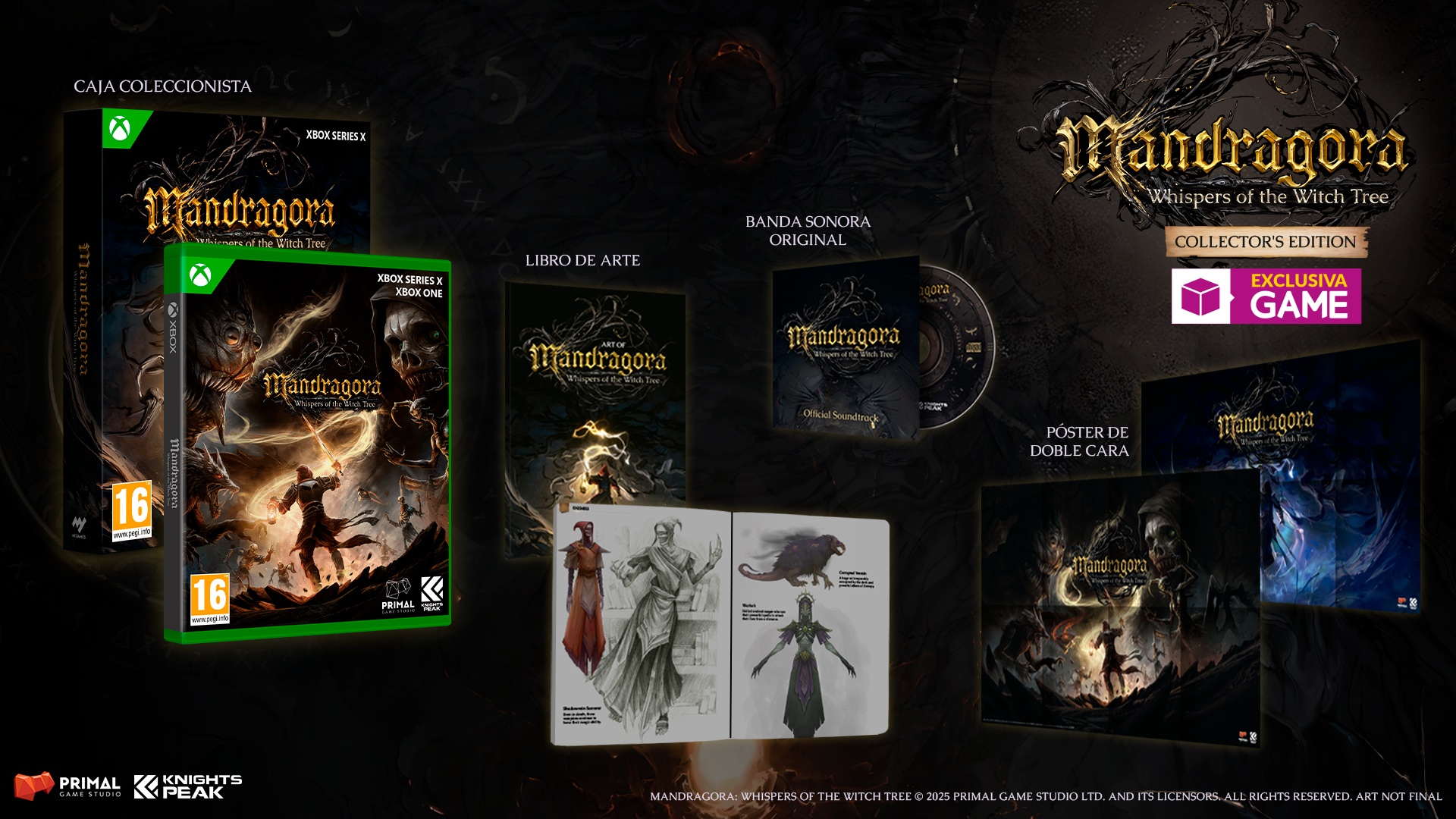 Mandragora Whispers of the Witch Tree edicion Coleccionista XBOX