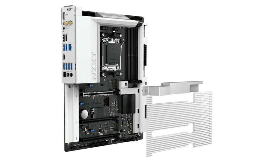 NZXT presenta la placa base N7 B850 ATX, optimizada para procesadores AMD Ryzen serie 9000